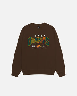 GAS GIANTS EST 2021  BROWN CREWNECK