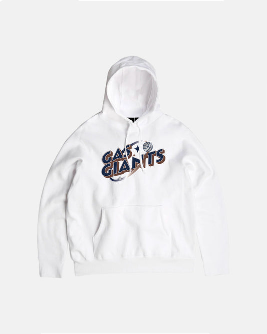 GAS GIANTS BALL LOGO HOODIE WHITE